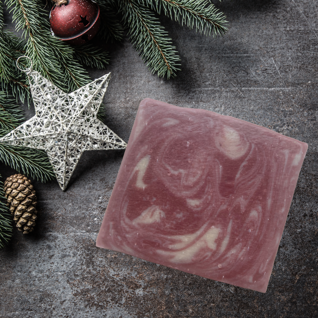 Candy Cane Soap